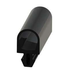 Joint butoir profilé aluminium - Rainure 8 mm – section 20x18 mm (coupe max 2m) - Elcom shop