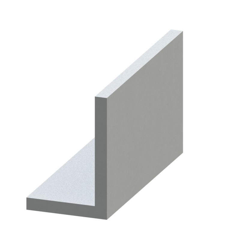 Profilé cornière aluminium (Coupe max 3 m) – Section 30x20x3 mm - Brut - Elcom shop