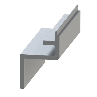 Profilé aluminium maintien panneau vitre (Barre de 3 m) – Al - Elcom shop