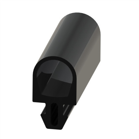 Joint butoir profilé aluminium (Barre de 2 m) - Rainure 8 mm – section 20x18 mm - Elcom shop