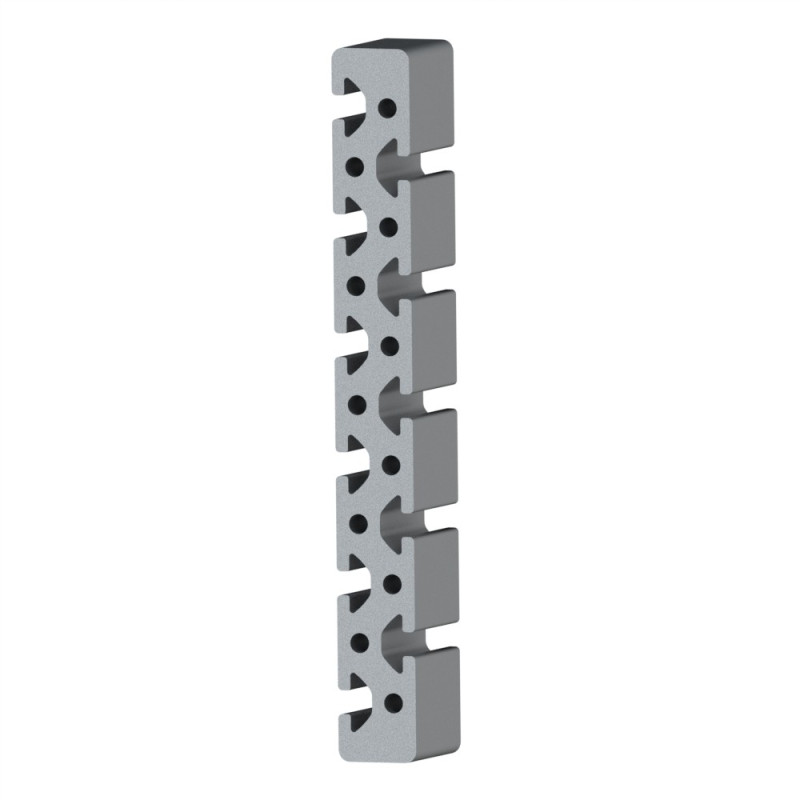 Profilé aluminium (Barre de 6 m) – Rainure 8 mm – 240x28 mm – Lourd - Elcom shop