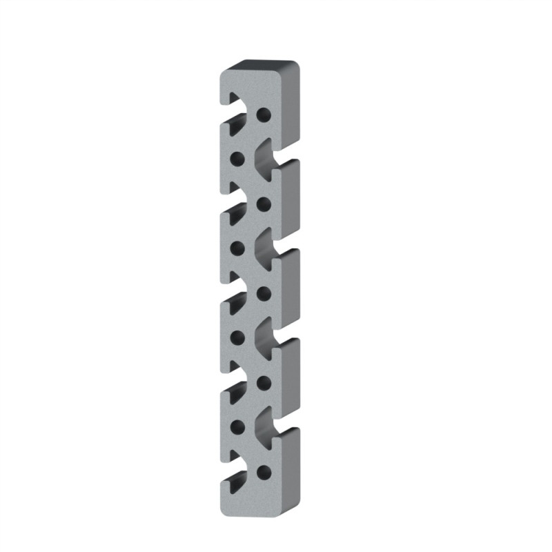 Profilé aluminium (Barre de 6 m) – Rainure 8 mm – 200x28 mm – Léger - Elcom shop