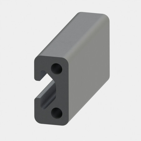 Profilé aluminium (Barre de 3 m) – Rainure 5 mm – Section 20x10mm - Elcom shop