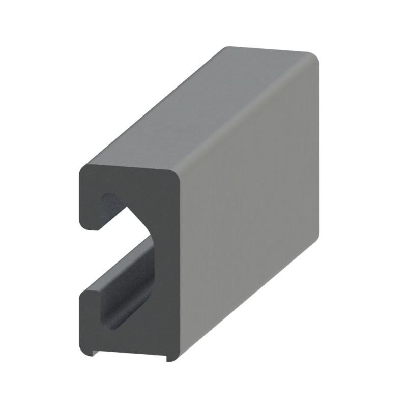 Profilé aluminium (Barre de 3 m) – Rainure 5 mm – Section 16x8,5 mm - Elcom shop