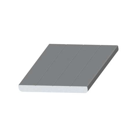 Profilé aluminium plat (Barre de 2 m) – Section 40x4 mm - Economique - Elcom shop