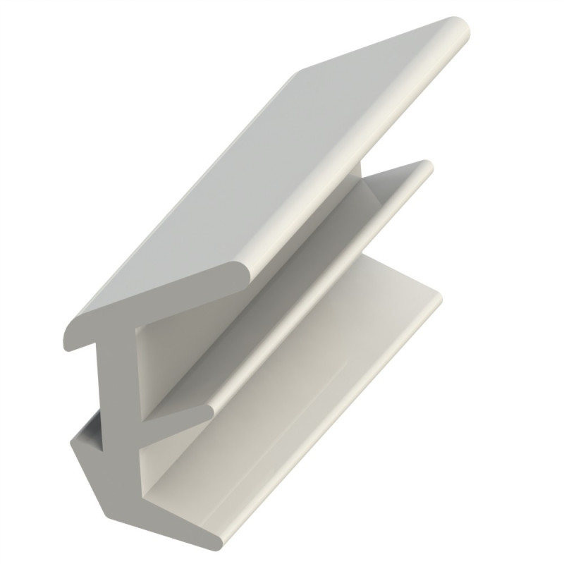 Joint de remplissage profilé aluminium - Rainure 8 mm – 2-4 mm - Gris - Elcom shop