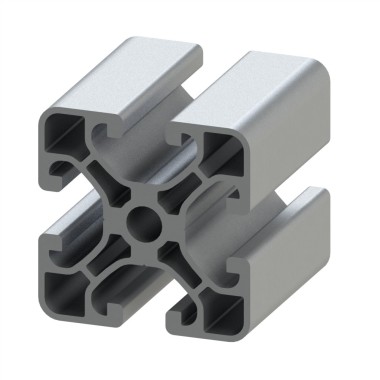 Profilé aluminium (Barre de 6 m) – Rainure 8 mm – Section 40x40 mm - Economique - Elcom shop