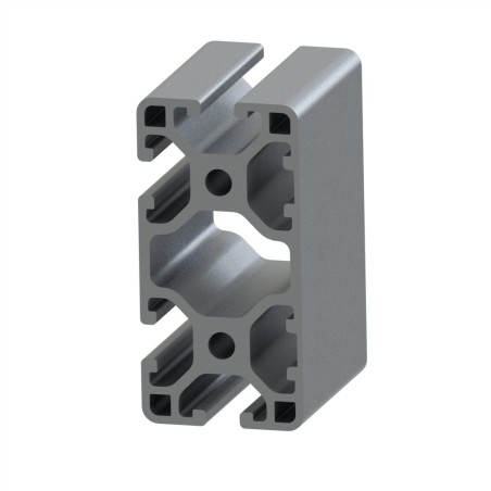 Profilé aluminium (Barre de 6 m) – Rainure 6 mm – 60x30 mm – 2N - Léger - Elcom shop