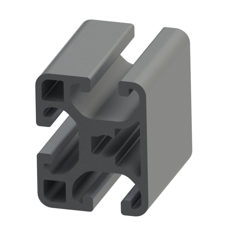Profilé aluminium (Barre de 6 m) – Rainure 8 mm – Section 40x32 mm - Léger - Elcom shop Profilé aluminium (Barre de 6 m) – Rainure 8 mm – Section 40x32 mm - Léger - Elcom shop