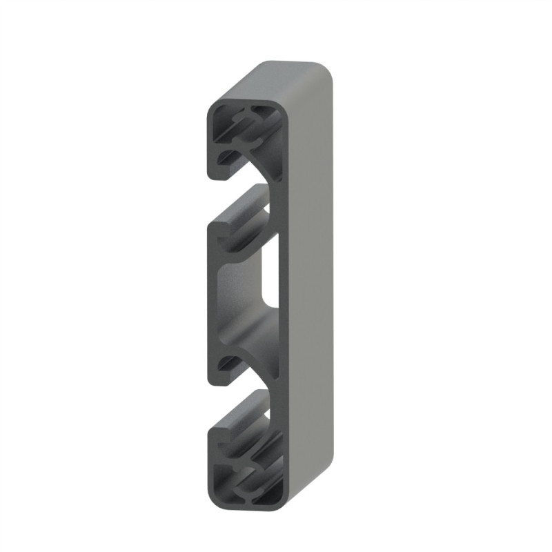 Profilé aluminium (Barre de 3 m) – Rainure 8 mm – 80x16mm - Economique - Elcom shop