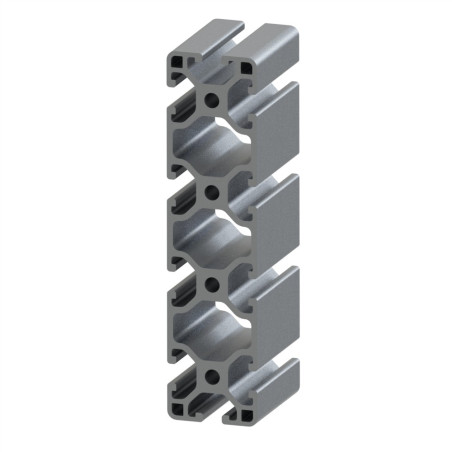 Profilé aluminium (Barre de 6 m) – Rainure 6 mm – 120x30 mm - Léger - Elcom shop