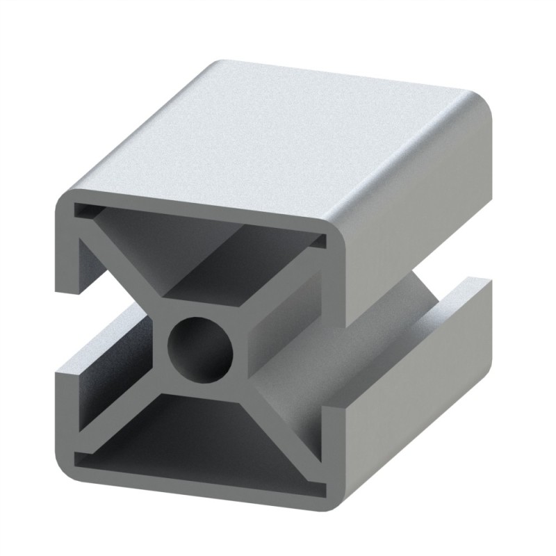 Profilé aluminium (Coupe max 6 m) – Rainure 8 mm – 30x30 mm – 2N180 - Elcom shop Profilé aluminium (Coupe max 6 m) – Rainure 8 mm – 30x30 mm – 2N180 - Elcom shop