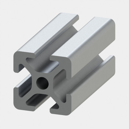 Profilé aluminium (Barre de 3 m) – Rainure 5 mm – Section 20x20 mm - Elcom shop
