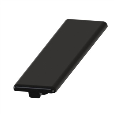 Embout profilé aluminium -Rainure 5 mm – Section 60x20 mm - Elcom shop
