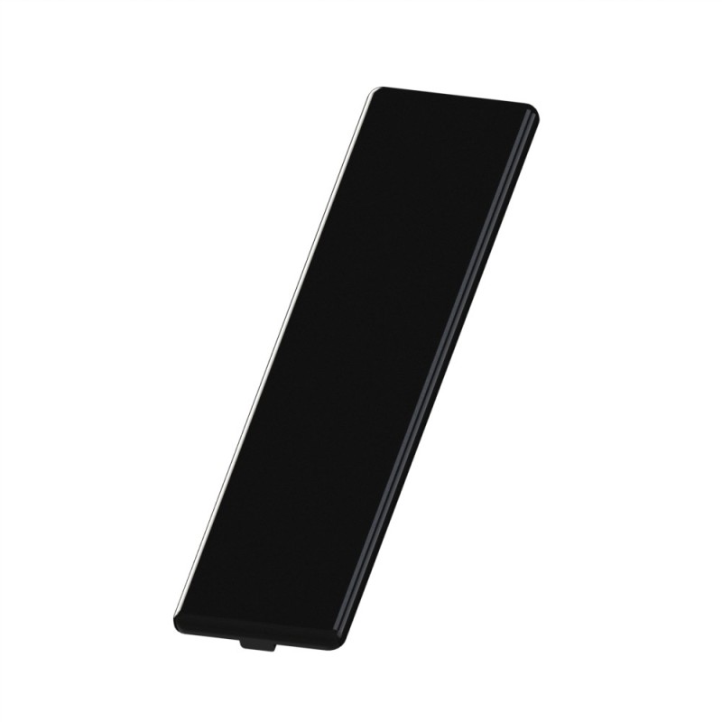 Embout profilé aluminium - Rainure 8 mm – Section 160x40 mm - Noir - Elcom shop Embout profilé aluminium - Rainure 8 mm – Section 160x40 mm - Noir - Elcom shop