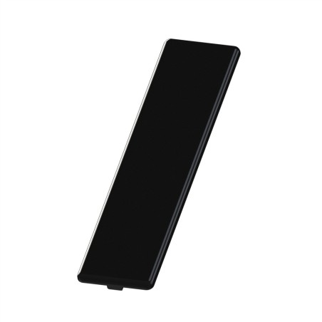 Embout profilé aluminium - Rainure 8 mm – Section 160x40 mm - Noir - Elcom shop