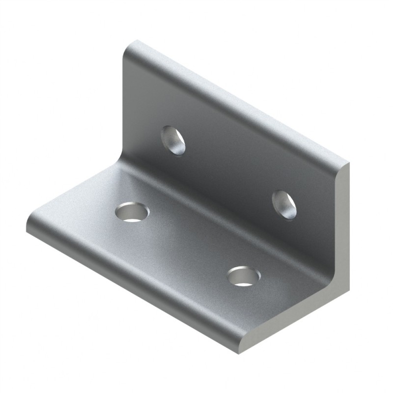 Equerre d’assemblage longue profilé aluminium V4 – Section 45x90 mm - Elcom shop