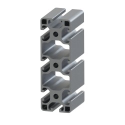 Profilé aluminium (Coupe max 6 m) – Rainure 8 mm – Section 120x40 mm - Léger - Elcom shop