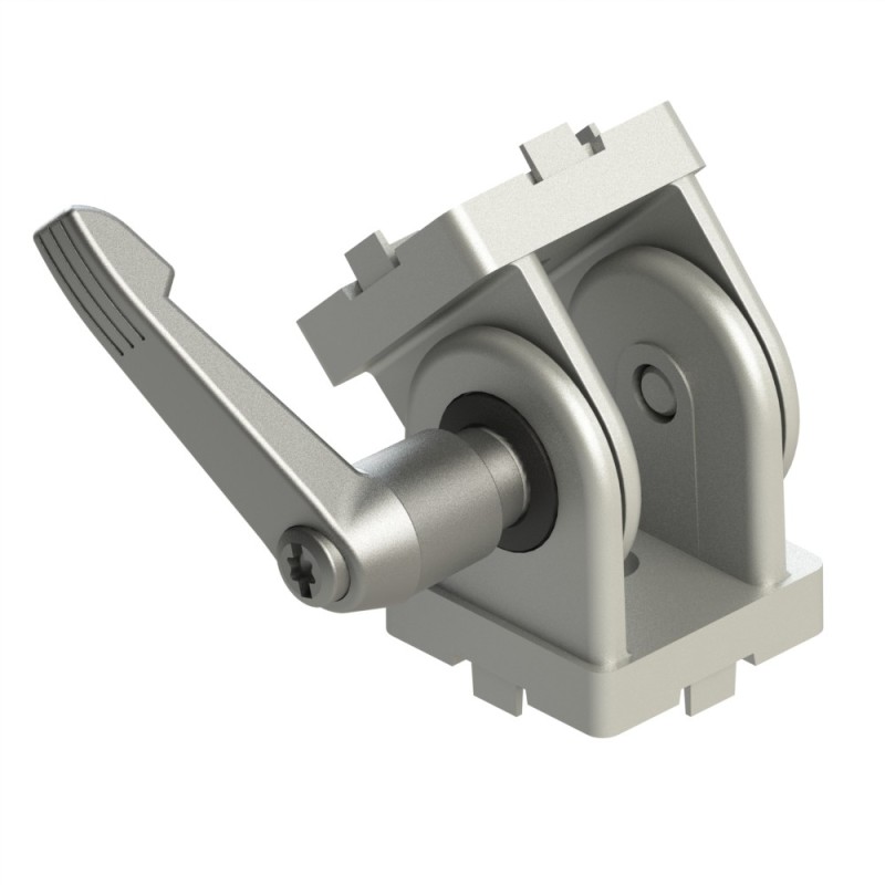 Articulation profilé aluminium – à blocage - Rainure 6 mm – 30x30 mm - Elcom shop Articulation profilé aluminium – à blocage - Rainure 6 mm – 30x30 mm - Elcom shop
