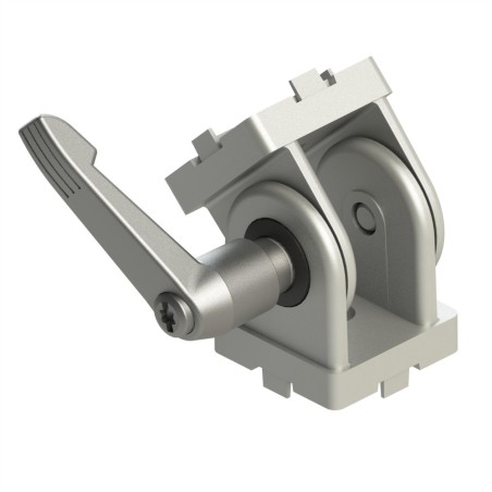 Articulation profilé aluminium – à blocage - Rainure 6 mm – 30x30 mm - Elcom shop