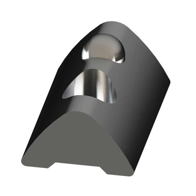 Ecrou profilé aluminium 6 ST - Taraudage M6 - Rainure 6 mm - inox - Elcom shop Ecrou profilé aluminium 6 ST - Taraudage M6 - Rainure 6 mm - inox - Elcom shop