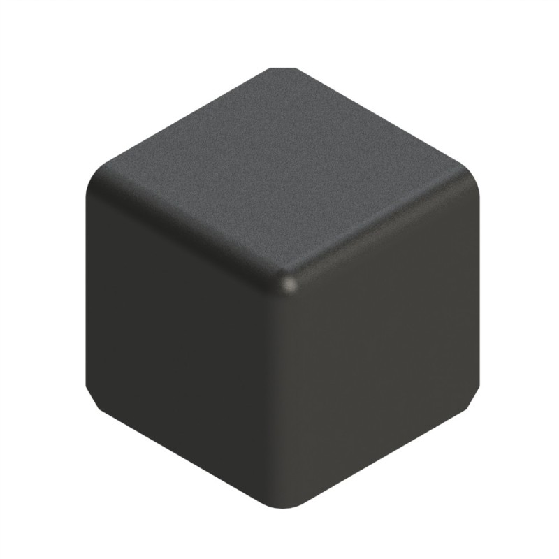 Kit raccord d’angle cube – Rainure 6 mm – 30x30x30 mm – Noir - Elcom shop Kit raccord d’angle cube – Rainure 6 mm – 30x30x30 mm – Noir - Elcom shop