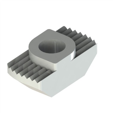 Ecrou à tête rectangulaire 6 profilé – Taraudage M4 – rainure 6 mm - Elcom shop