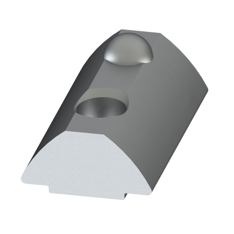 Ecrou rainuré profilé 8 ST - Taraudage M6 - Rainure 8 mm - Elcom shop Ecrou rainuré profilé 8 ST - Taraudage M6 - Rainure 8 mm - Elcom shop