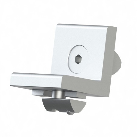 Kit équerre profilé aluminium – Rainure 8 mm – Section 40x40 mm - Elcom shop