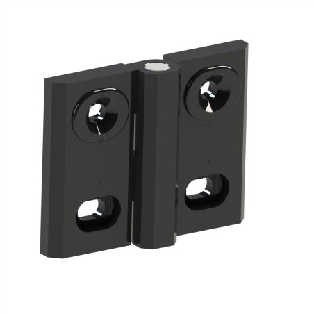 Charnière profilé aluminium – 2D Zn - Horizontal - Elcom shop
