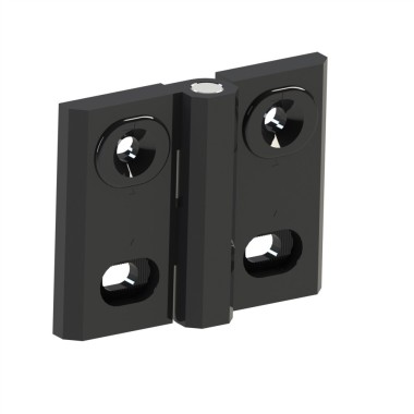 Charnière profilé aluminium – 2D Zn - Horizontal - Elcom shop