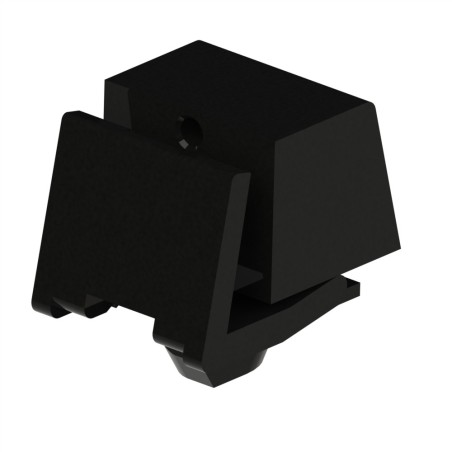 Clip panoblock - Rainure 5 mm – PA - Noir - Elcom shop