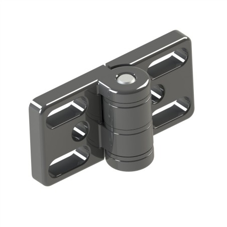 Charnière profilé aluminium – Rainure 8 mm – Section 40 mm - Elcom shop