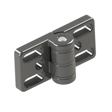 Charnière profilé aluminium – Rainure 8 mm – Section 40 mm - Elcom shop