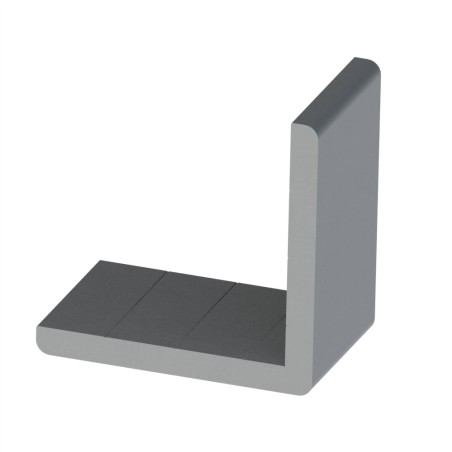 Profilé cornière aluminium (Barre de 2 m) – Section 80x80x8 mm - Elcom shop