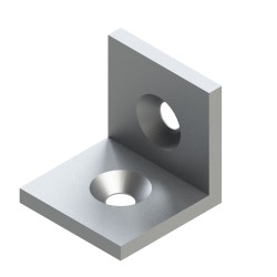 Equerre profilé aluminium – Multi-rainure – Section 40x40 mm - Elcom shop