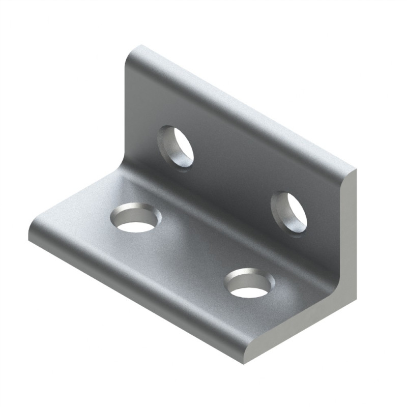 Equerre d’assemblage longue profilé aluminium V4 – Section 20x40 mm - Elcom shop