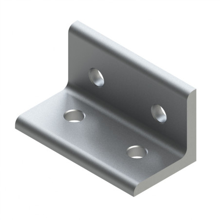Equerre d’assemblage longue profilé aluminium V4 – Section 40x80 mm - Elcom shop