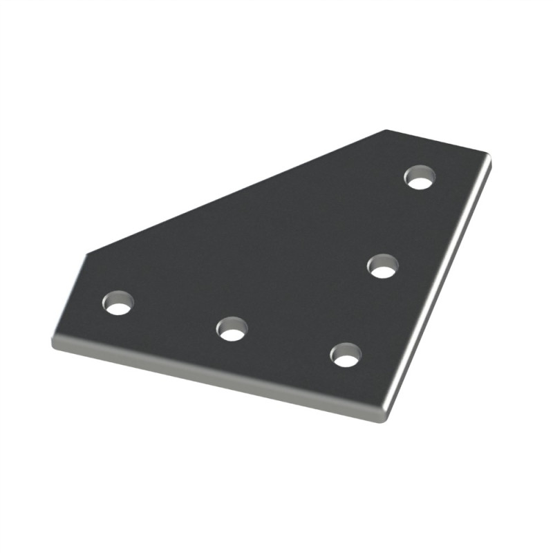 Plaque d’assemblage profilé aluminium – Section 90x90 mm – LV1 - Elcom shop