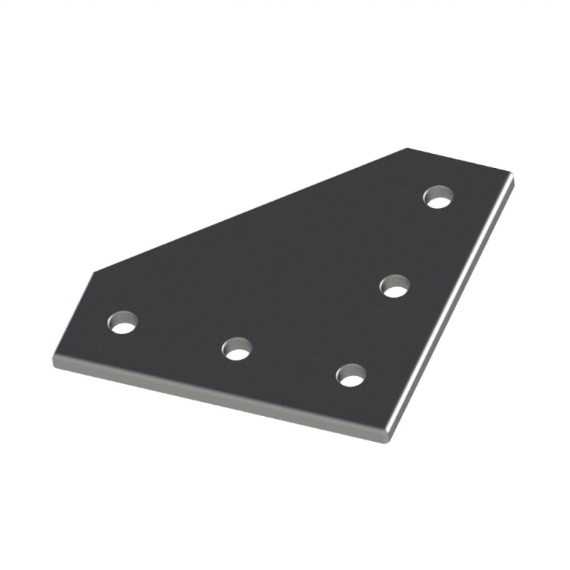 Plaque d’assemblage profilé aluminium – Section 120x120 mm – LV1 - Elcom shop
