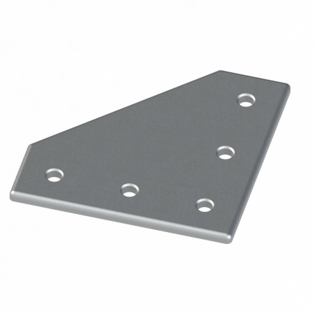 Plaque d'assemblage profilé aluminium – Section 135x135 mm – LV1 - Elcom shop