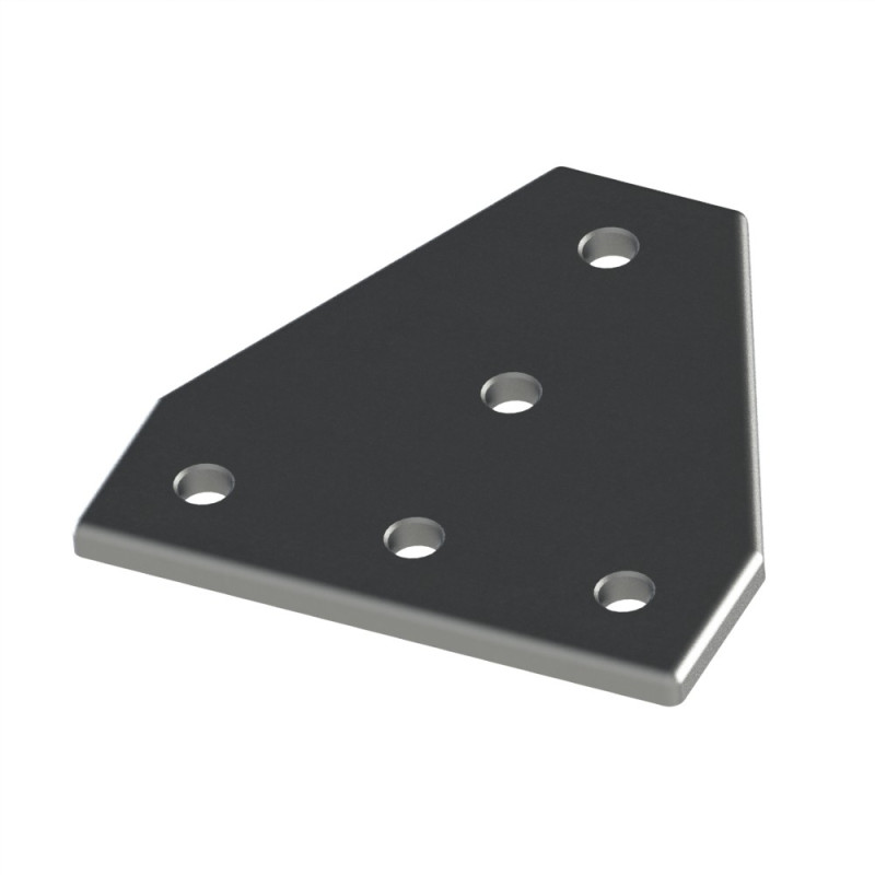 Plaque d’assemblage profilé aluminium – Section 90x90 mm – TV1 - Elcom shop