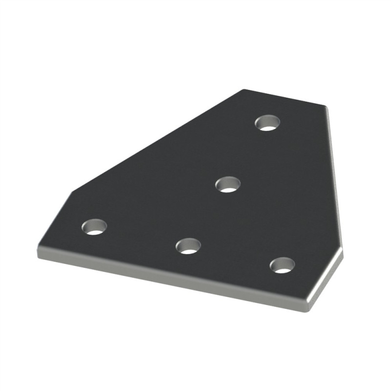 Plaque d’assemblage profilé aluminium – Section 120x120 mm – TV1 - Elcom shop
