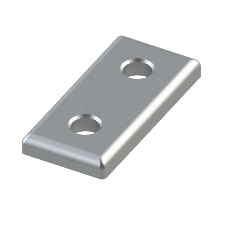Plaque d’assemblage profilé aluminium – Section 20x40 mm – V2 - Elcom shop