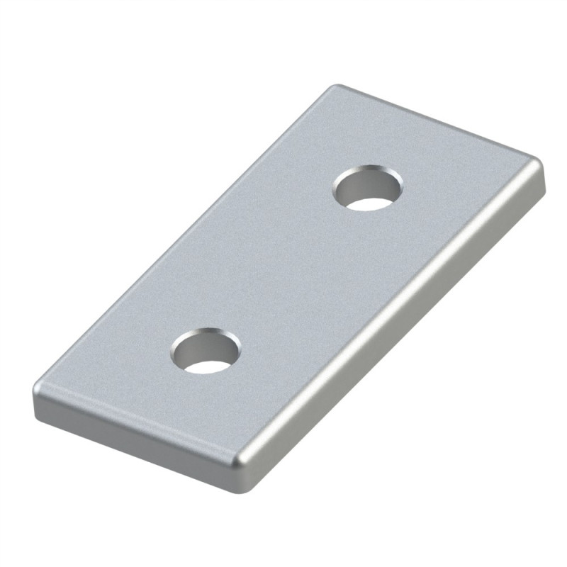 Plaque d’assemblage profilé aluminium – Section 40x80 mm – V2 - Elcom shop