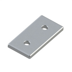 Plaque d’assemblage profilé aluminium – Section 45x90 mm – V2 - Elcom shop