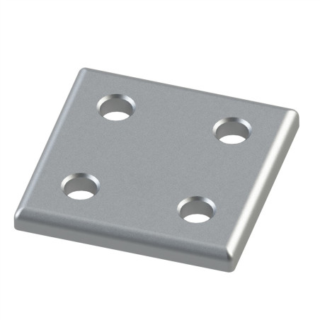 Plaque d’assemblage profilé aluminium – Section 40x40 mm – V4C - Elcom shop
