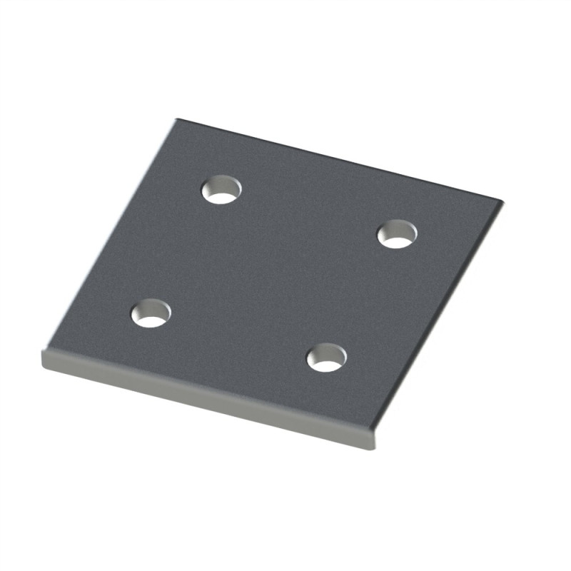 Plaque d’assemblage profilé aluminium – Section 90x90 mm – V4C - Elcom shop