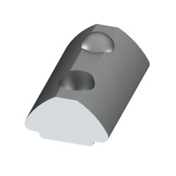 Plaque d'assemblage profilé aluminium – 45x180 mm – V4 - elcom shop