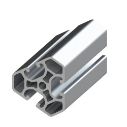 Profilé aluminium - Rainure 8 mm - Section 3x40-120° mm - Léger